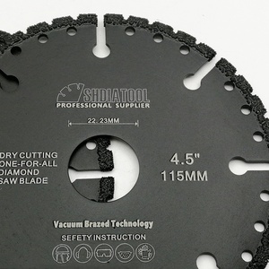 Lama Circolare Industriale con Grana Diamantata - Indistruttibile Multiuso per Taglio di Ghisa, Metallo Sottile, Calcestruzzo e Granito - Product Image 3