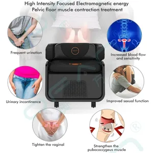 2024 כיסא תיקון אגן אלקטרומגנטי כיסא ems תיקון כיסא רצפת אגן שחור