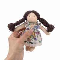 Peluche personnalisée professionnelle style coréen, petite peluche douce faite à la main, poupée fille en coton rembourré, porte-clés, breloque de sac