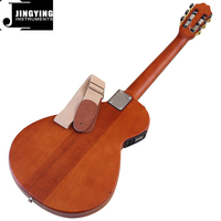 2024 Jingying Music Guitare en bois professionnelle, 39 pouces 6 cordes épicéa placage Top Guitare classique Guitare classique silencieuse avec égaliseur