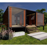 Fabrication sur mesure de maison préfabriquée modulaire en conteneur tropicale de luxe maison préfabriquée villa avec escalier