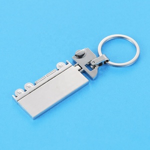 Llavero de Metal con Logotipo Personalizado, Llavero de Camión de Aleación de Zinc para Regalos Corporativos de Logística - Product Image 4