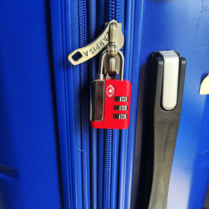 Con Tarjeta de dirección ID oculta y refugio giratorio Combinación de 3 dígitos Bloqueo de <span class=keywords><strong>cable</strong></span> TSA de viaje - Product Image 5