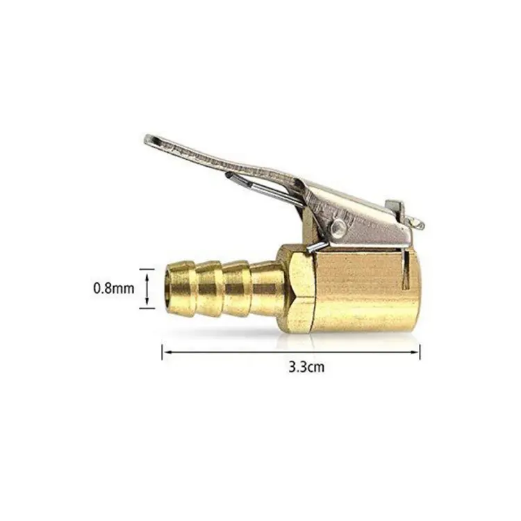 Valvola di gonfiaggio per Auto pneumatico Clip per pompa di rame puro adattatore rapido connettore per Auto accessori per Auto