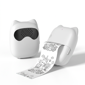 Mini Impresora Térmica Inalámbrica AI, Impresora <span class=keywords><strong>de</strong></span> Fotos Móvil Portátil con Control por Voz, Mini Impresora con Batería <span class=keywords><strong>de</strong></span> 1200 mAh, Paquete con Logotipo OEM - Product Image 1