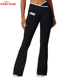 Leggings da Yoga a Vita Alta a V, Tinta Unita, Traspiranti, Taglie Forti, con Controllo Pancia e Effetto Sollevamento Fianchi, per Fitness, Corsa e Allenamento - Product Image 5