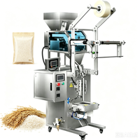 Machine d'emballage automatique et efficace à double tête pour riz, légumes, noix, granulés et autres produits en vrac