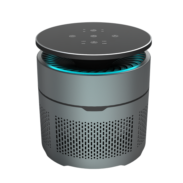 China Shenzhen Anti Bacteria Silent Air Cleaner Ionizer Hepa Filter Desktop Mini Portable Home Air Purifier