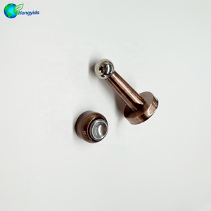 Fermaporta in Lega di Zinco Hongyida, Finitura Rame Anticato Rosso, Supporto Magnetico <span class=keywords><strong>per</strong></span> Protezione Porta - Product Image 1
