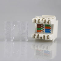Connecteurs Keystone Femelle Cat6 Cat6e UTP en Gros pour Fabricants, Module RJ45, Connecteur de Câble pour Panneau de Raccordement, Prise à Percer