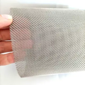 Food Grade Sus 304 316 316L 20 25 50 60 70 80 90 100 150 200 300 500 Micron Roestvrij staal Twill Filter Wire Mesh