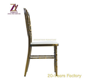 Chaise de salle à manger en gros, chaise de banquet de mariage, chaise de mariage, chaise de restaurant durable, table à manger avec chaise à dossier - Product Image 5