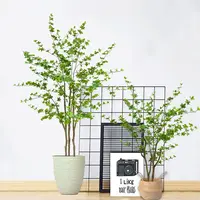 Árvore de bordo artificial para bonsai, árvore de bordo artificial de plástico para decoração caseira, planta japonesa, EG-VI026