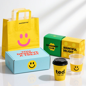 Tùy Chỉnh Nhanh Chóng Bao Bì Thực Phẩm Hộp Giấy Dùng Một Lần Burger Hộp Bao Bì Thực Phẩm Container Hộp Takeway Sinh Thái Thân Thiện Với Bánh Hamburger Hộp - Product Image 3