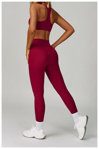 Nuovo Set <span class=keywords><strong>da</strong></span> Allenamento <span class=keywords><strong>Donna</strong></span> 2025, 3 Pezzi: Reggiseno <span class=keywords><strong>Yoga</strong></span> Traspirante, Giacca con Zip, <span class=keywords><strong>Pantaloni</strong></span> Modellanti per Corsa all'Aperto - Product Image 5