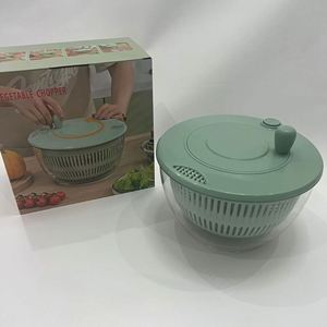 Essoreuse manuelle en plastique pour la maison, outil de cuisine à manivelle pour salades, fruits et légumes - Product Image 4