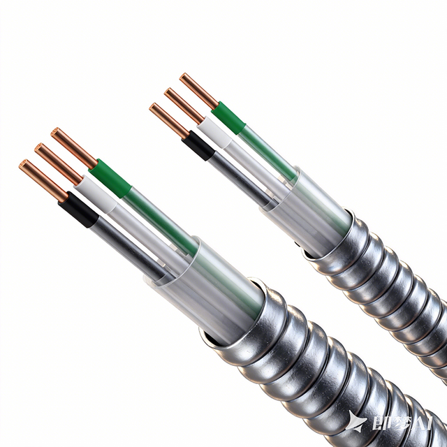 BX Cables UL Rated Interlock Metal Clad Cable 12/2 12/3 Multi Conductor MC Cable 3 in 1 Electric Wire