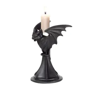 Custom Resin Bat Candle Holder Crow Candlestick Halloween Decoration