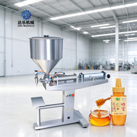 Machine de remplissage semi-automatique pneumatique pour cosmétiques, lait, huiles essentielles, jus, sauce soja, miel, pâtes et liquides