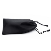 Vente en gros Sacs anti-poussière en microfibre tendance à rayures Étuis à lunettes souples et étanches Cordes à tirer Sacs à main rectangulaires portables