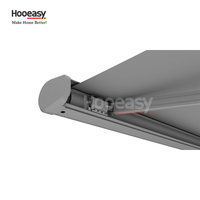 Hooeasy Custom factory Outdoor full cassette portable motorisé aluminium imperméable rétractable auvent pour balcon