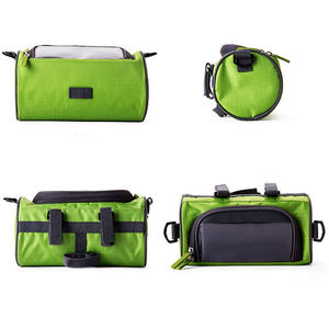 Sac de <span class=keywords><strong>selle</strong></span> étanche à tube sur cadre pour vélo avec support de téléphone à écran tactile accessoire de pochette de cyclisme - Product Image 4