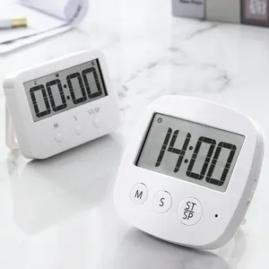 Cook Digital LCD Kitchen Timer Counts Up/down Stores Settings 99m59s Runs On Batteries Timer