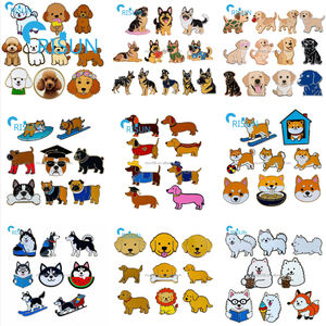 Personalizado disponible todos lindos perros geniales Whiffet Whelp mascota cachorro joyería esmalte solapa Pin insignia broche personalizado perro esmalte pines - Product Image 1