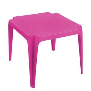 Tavolo per Bambini Progarden Fuchsia 55x50x44 cm, Robusto e Leggero in Polipropilene, Impilabile, per Bambini dai 10 Mesi - Product Image 1