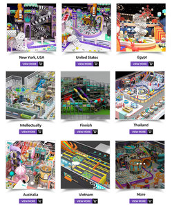 Factory Design Large Indoor Playground Children'S Amusement Park Slide Large <b>Trampoline</b> Park Indoor Soft Play - Product Image 3