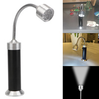 Lampe de barbecue à tube souple 360° °   Lampe de poche réglable super lumineuse à 9 LED, base magnétique, éclairage extérieur, 1 pièce