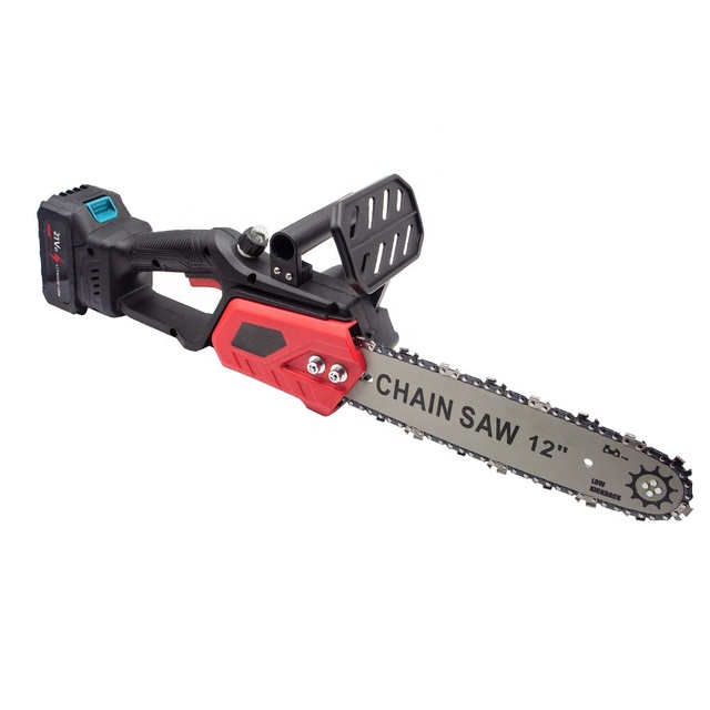 12-Inch Rechargeable Cordless Brushless Chainsaw 21V 1000W DIY Wood Saw Portable Industrial Grade