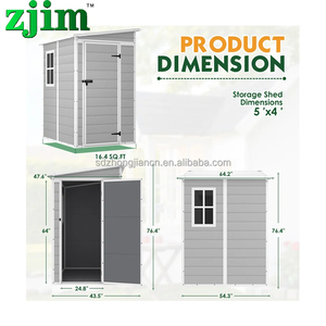 Assemblage facile Petits abris de <span class=keywords><strong>jardin</strong></span> Salle à outils étanche <span class=keywords><strong>Abri</strong></span> de stockage extérieur pour motos - Product Image 3