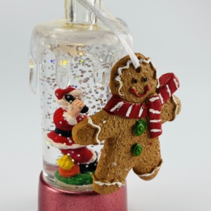 Mini handmade Cây giáng sinh trang trí bộ nhựa Gingerbread người đàn ông bé <span class=keywords><strong>Xmas</strong></span> Snowman Kids 'đảng DIY trang trí sưu tầm đáng yêu - Product Image 3