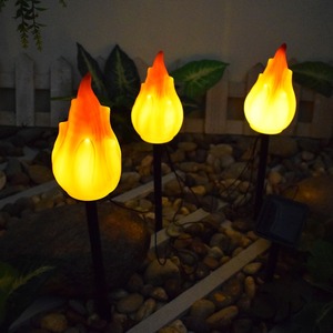 Lámpara Solar con Forma de Antorcha, Luz Parpadeante Impermeable para Decoración de Jardín, Lámpara LED para Patio, Césped, Camino y Terraza - Product Image 6
