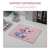 Tapis de souris personnalisé avec logo, accessoires informatiques, base en caoutchouc antidérapante, tapis de souris de jeu, dessin animé pour la maison et le bureau