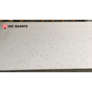 Dalle de pierre de quartz Calacatta coupée à la taille pour comptoir HIC blanc artificiel pour les applications de cuisine - Product Image 1