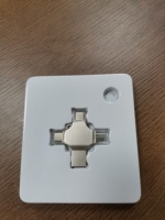 Memoria USB Multifunción 4 en 1 Tipo-C 3.0 de 8GB 512GB, Unidad Flash USB OTG para iPhone, Disco de Memoria de Metal de 16GB 32GB 64GB 128GB 256GB