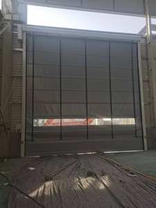 Porte roulante à empilage rapide en PVC moderne <span class=keywords><strong>RENPU</strong></span>, isolation thermique, écran en plastique pour usage commercial, entrepôt, atelier, entreposage frigorifique - Product Image 5