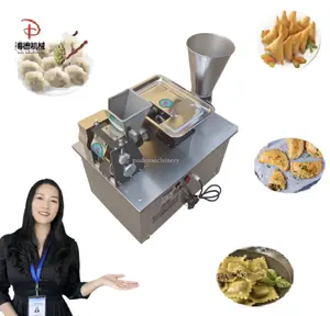 Máquina automática de embalagem de bolinhos de massa, empanadas, samosa, nepal, máquina automática de fazer bolinhos