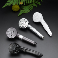 Nouveau design 11 fonctions ABS plastique arrêt d'eau débit réglable PP cartouche filtrante douchette pour la maison