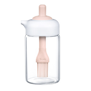 Bouteille à huile multifonctionnelle 2-en-1 CXT073 avec brosse, en verre, pour usage domestique et barbecue extérieur – Vente en gros - Product Image 3