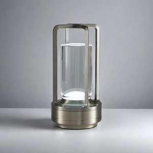 Modern Rechargeable Cordless LED Table Lamp Battery Touch Control Aluminum Dimmable Night Light Type C Charging - Product Image 2