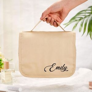 Custom Foldable <b>Hanging</b> Toiletry <b>Bag</b> Waterproof Travel Cosmetic Organizer <b>Bag</b> with Multiple Compartments - Product Image 5