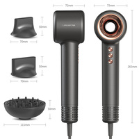 LANSAM Sèche-cheveux haute vitesse 3 en 1 ALCI sécurité US plug Dy Sèche-cheveux