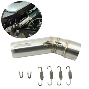 Tubo de Enlace Medio para Silenciador de Escape de Motocicleta de 51 mm para <span class=keywords><strong>BMW</strong></span> F <span class=keywords><strong>650</strong></span> <span class=keywords><strong>GS</strong></span> 08-12, F 700 <span class=keywords><strong>GS</strong></span> 13-17, F800GS 08-17, F 800 <span class=keywords><strong>GS</strong></span> ADV 13-17 - Product Image 4