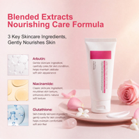 Crème Éclaircissante Anti-Taches à l'Arbutine, Niacinamide et Glutathion – Hydratant Visage pour Teint Irrégulier – Soin Quotidien Multi-Zones