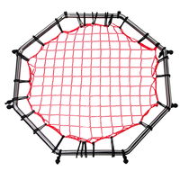 Cadre métallique hexagonal avec filet 65x58 cm, poignées d'entraînement pour l'entraînement au gardien de but