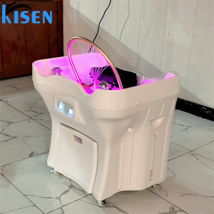 Kisen Lavatesta Portatile per Parrucchieri con Altezza Regolabile Lavandino Giapponese Head Spa Lavaggio Capelli per Barbiere - Product Image 1