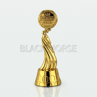Offre Spéciale trophée et médaille concept doré avec logo en métal personnalisé